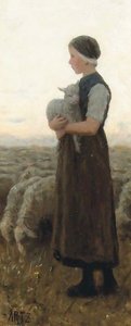 Return Of The Flock — Adolph Artz (david Adolf Constant Artz)