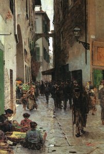 Ghetto Of Florence — Telemaco Signorini