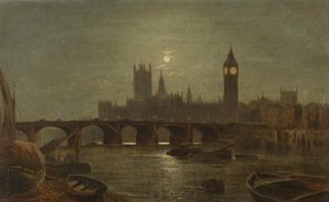 Westminster By Moonlight — Alfred Augustus Glendening