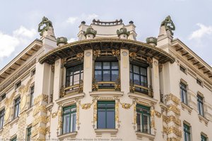 Medallion House In Vienna, Austria — Otto Koloman Wagner