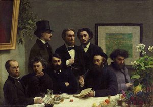 Am Tisch — Henri Fantin-latour