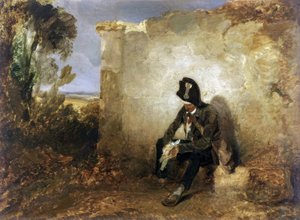 Den Gamle Gassois Vagthund I Hénonville (oise) — Alexandre Gabriel Decamps