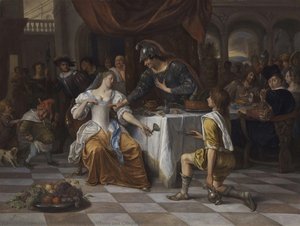 Banquet Of Anthony And Cleopatra — Jan Havickszoon Steen