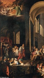 The Birth Of The Virgin — Carlo Saraceni
