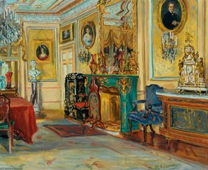 Large Drawing Room With A Malachite Fireplace, Cliffe Castle — Marie Louise Roosevelt Pierrepont