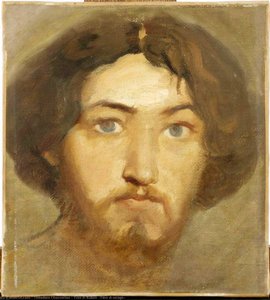 Tête D'italien (titre D'usage) — Théodore Chassériau