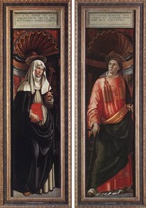 St Catherine Of Siena And St Lawrence — Domenico Ghirlandaio