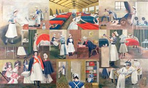 St Thomas's Hospital In Evacuation Quarters — Evelyn Mary Dunbar