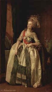 Portrait Of Princess Saltykowa — Johann Heinrich The Younger Tischbein