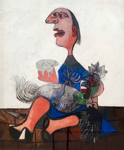 Mujer Con Gallo — Pablo Picasso