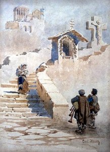 Pifferari In Tivoli — Carl Haag