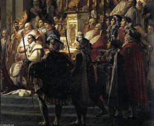 Consagración Del Emperador Napoleón I (detalle) — Jacques-louis David