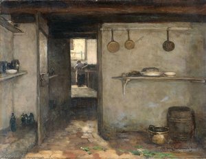 A Look In The House Where The Painter Was Born — Jan Weissenbruch