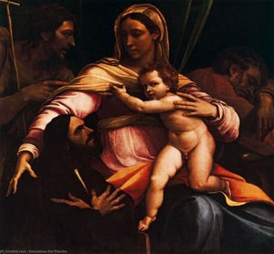 Holy Family With St. John The Baptist And A Donor — Sebastiano Del Piombo