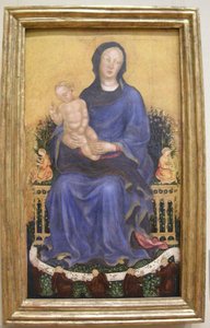 Enthroned Madonna With Angels — Gentile Da Fabriano