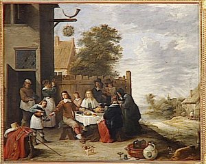 Le Festin De L'enfant Prodigue — David Teniers Młodszy