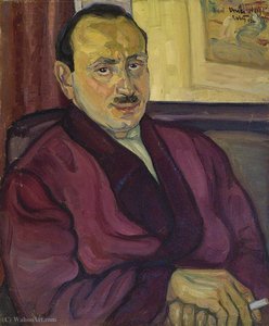 Portrait Of Mr. Isidore Heiger, (1922) — Reuven Rubin