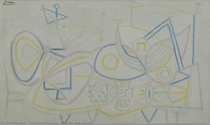 Natura Morta Con Melone — Pablo Picasso
