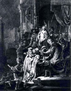 Christus Vor Pilatus Und Dem Volk, Bnf — Rembrandt Van Rijn