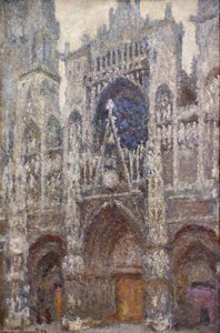 Rouen Cathedral, Grey Weather — Claude Monet