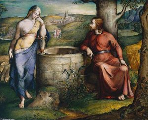 Christ And The Woman Of Samaria — Sir William Blake Richmond
