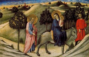 The Flight Into Egypt — Sano Di Pietro