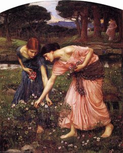 Gather Ye Rosebuds While Ye May — John William Waterhouse