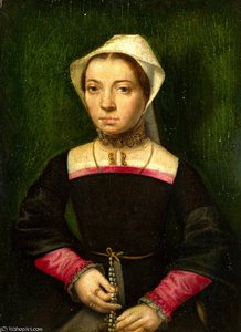 A Lady With A Rosary — Catharina Van Hemessen