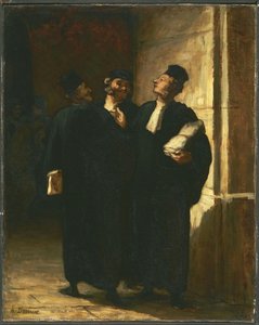 Three Lawyers — Honoré Daumier