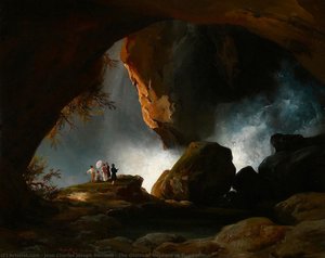 The Grotto Of Neptune At Tivoli — Jean Charles Joseph Rémond