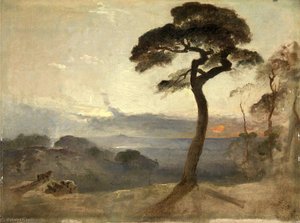 Hampstead Heath, Sunset — James Francis Danby