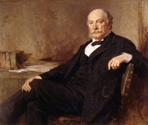 John William Strutt (1842–1919), 3rd Baron Rayleigh — 조지 캐틀린