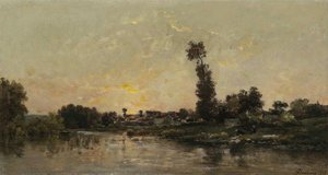 The Banks Of The Oise — Charles-françois Daubigny