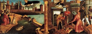 Polyptych Of San Vincenzo Ferreri (predella) — Giovanni Bellini