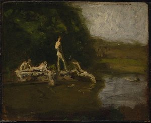 Study For The Swimming Hole — Thomas Eakins