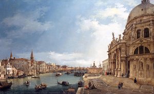Ingresso Al Canal Grande: Vista A Est — Giovanni Antonio Canal