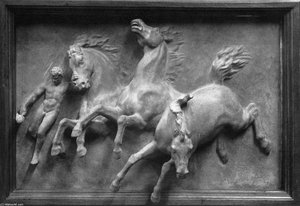 The Horses Of Anahita Or The Flight Of Night — William Morris Hunt