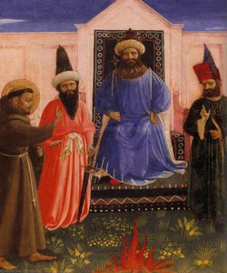 Die Prüfung Des Feuers (detail) — Fra Angelico