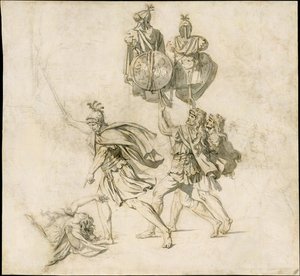 The Death Of Camilla — Jacques-louis David