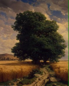 Landscape With Oaks — Alexandre Calame
