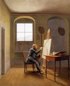 Caspar David Friedrich In His Studio — Georg Friedrich Kersting