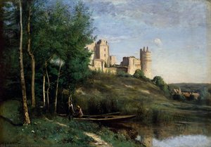 Ruins Of The Château De Pierrefonds — Jean-baptiste-camille Corot