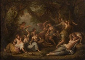 'festa Floralia' (after Anthony Van Dyck) — Francesco Zuccarelli