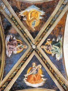 Vaulting Of The Sassetti Chapel — Domenico Ghirlandaio