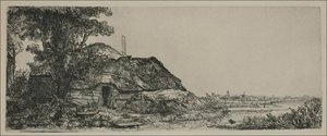 A Large Landscape With A Mill-sail — Rembrandt Van Rijn