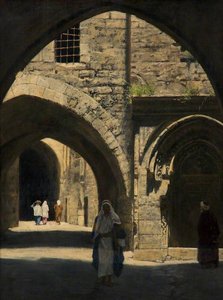 A Street In Jerusalem — John Maler Collier