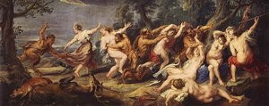 Diana And Her Nymphs Surprised By The Fauns — Peter Paul Rubens