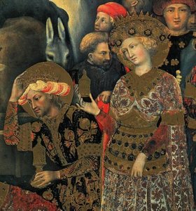 The Adoration Of The Magi (detail) — Gentile Da Fabriano