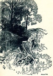 Peter Pan In Kensington Gardens — Arthur Rackham