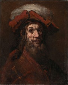 Schita Pentru Cavalerul Cu Fărcuşa — Rembrandt Van Rijn